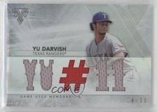 2015 Topps Triple Threads Relics 8/36 Yu Darvish #TTR-YD1 0c3