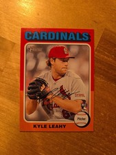 2024 Topps Heritage Kyle Leahy Rookie Card No. 344. rookie card picture