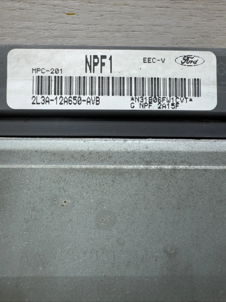 02 FORD F-SERIES TRUCK 5.4L AT ECU PCM NPF1 2L3A-12A650-AVB Used OEM - Image 2 of 3