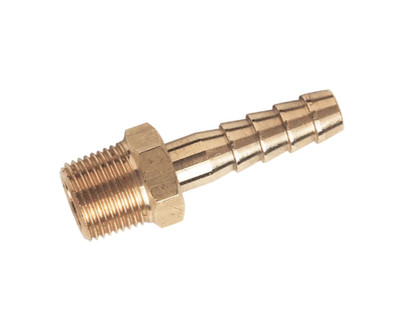 BSPT Stecker gerade Messing Schlauch Endstück Adapter Wasser, Gas, Öl, Kraftstoff (Vollsortiment)