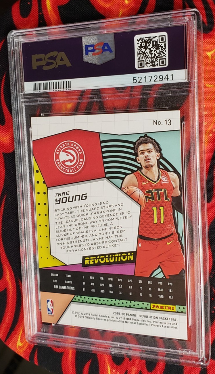 Rookie Revolution Insert ~ Trae Young ~ 2019 Panini #13 Basketball Card [PSA 10] view 9