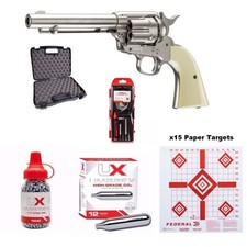 Umarex Colt Peacemaker Single Action Army 45 BB Air RevolverChoose Your Bundle