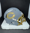 CHARLES TILLMAN signed CHICAGO BEARS SLATE Mini Football Helmet w/ COA BECKETT