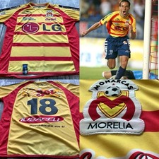 Monarcas Morelia México Fútbol Atlético Usado Pequeña Camiseta Michoacán