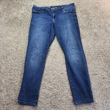KUT from the Kloth Toothpick Skinny Jeans Women 16S Blue Dark Wash Stretch Denim