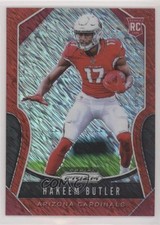 2019 Panini Prizm Rookies Red Shimmer Prizm 14/15 Hakeem Butler #350 0c3