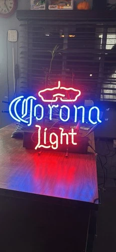Vintage Corona Light Neon Sign