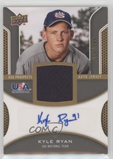 2009 Upper Deck Signature Stars USA Prospects Jerseys 219/399 Kyle Ryan Auto 0l2