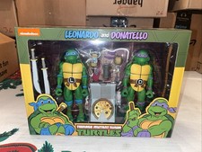 NECA TMNT LEONARDO AND DONATELLO 2 Pack Nickelodeon