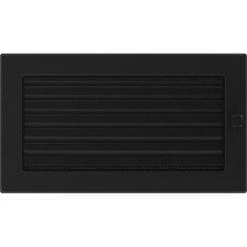 Kratki Lüftungsgitter 17x30 schwarz Jalousie