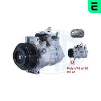 Kompressor Klimaanlage ERA 670168 12V FüR Mercedes Klasse W205 C205 A205 Vito 5