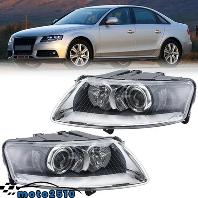 1 Paar Scheinwerfer für Audi A6 4F 2004-2007 2008 links+rechts Xenon mit Motor - Bild 1 von 4