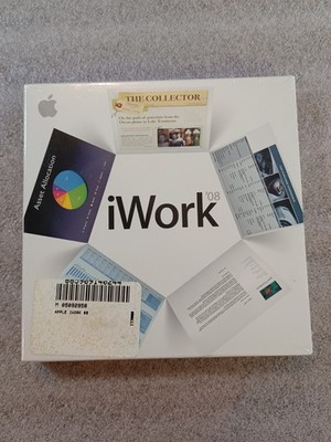 iWork 08 Mac Apple Keynote Pages Numbers Software Package MA790Z/A