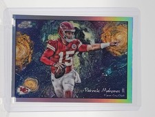 PATRICK MAHOMES II 2025 TOPPS COSMIC CHROME STARS IN THE NIGHT REFRACTOR Q3873