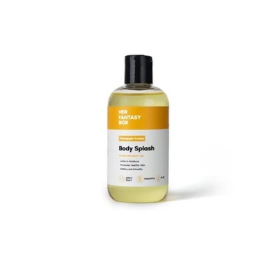 Body Splash Oil Pineapple Creme Non-Greasy, All-Natural Lightweight Hydrator