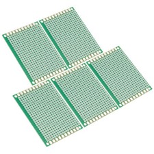 2" x 2.8" PCB Board Circuit 5 Pcs Single Sided Solder Boards Green