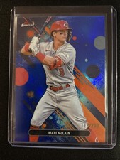 🔥Matt McLain 2025 Topps Finest #57 Blue Refractor 118/200 Reds