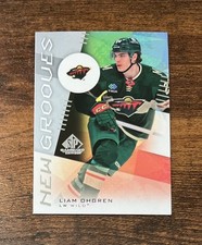 2024-25 Upper Deck SP Game Used Liam Ohgren New Grooves #NG-7 Wild Rookie