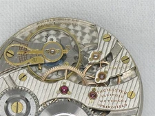 SCARCE 16S ILLINOIS GRADE 706 RAILROAD DIAL 19 JEWEL  POCKET WATCH, RUNNING!