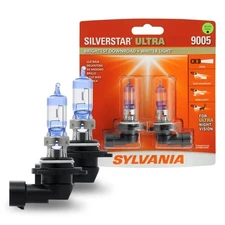 Sylvania 9005 Ultra Night Vision Headlight Bulbs Bright White Pair Replacement