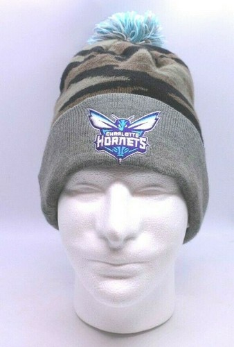 Mitchell & Ness 2014 Charlotte Hornets New Logo Camo Unisex Winter Beanie Hat - Picture 4 of 11