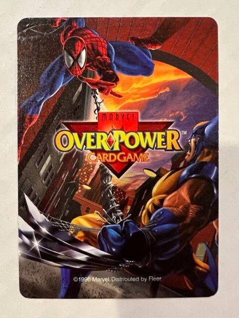 Marvel Overpower DR. OCTOPUS Hero 2-5-6-7 IQ Character Card 1996