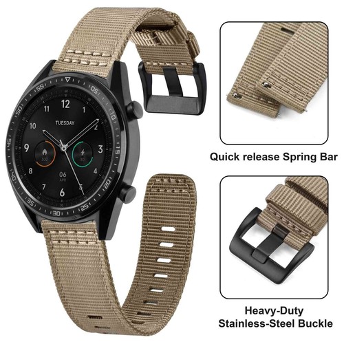 ANNEFIT Weave Nylon Watchband 18mm 19mm 20mm 22mm 24mm,Quick Release Watch Strap - Picture 161 of 229