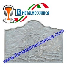 Lastra,piastra,piana,camino,fuoco,ghisa,ornata,figurata,Veliero 100x74  cm LB-21