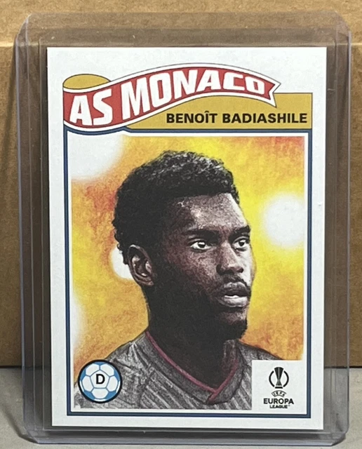 2021 Topps Living #397 Benoit Badiashile As Monaco UEFA Europa Print Run 224