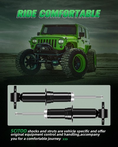 2x Front Gas Struts Shocks for 2007-2013 Chevy Silverado GMC Sierra 1500 39105 - Picture 7 of 10