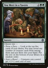 YOU MEET IN A TAVERN x4 mtg NM-M Adventures in The Forgotten Realms 4 Unc