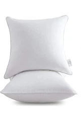 Oubonun 26 x 26 Pillow Inserts (Set of 2) - Throw Pillow Inserts with 100% Cotto