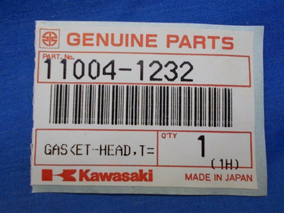 K.K.W様 Kawasaki 11004-1232. Cylinder Head Gasket. Fits KX125(92). K316