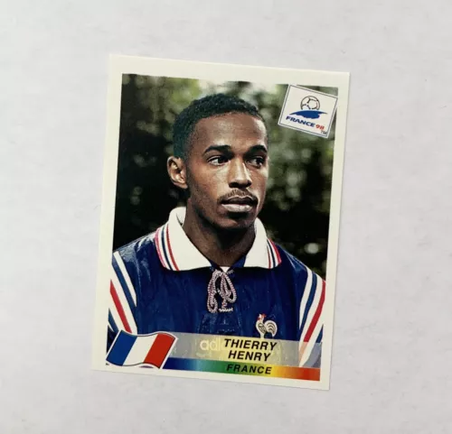🔥THIERRY HENRY🔥 ROOKIE WORLD CUP #172 France 98 Panini Stickers INVEST TOP
