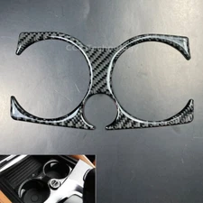 Real Carbon Fiber Water Cup Holder Cover Trim Fits 17-22 G30 G31 540i M550i M5