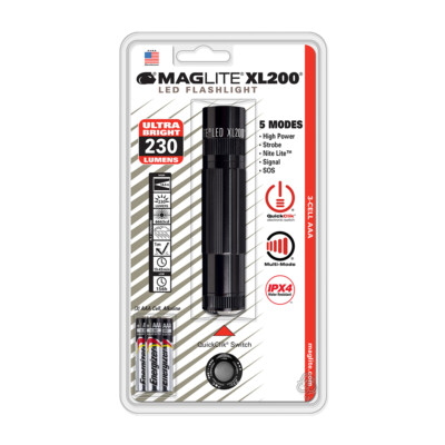 MAGLITE  LED Taschenlampe XL200 3AAA leicht stufenlos dimmbar Bewegungssensor