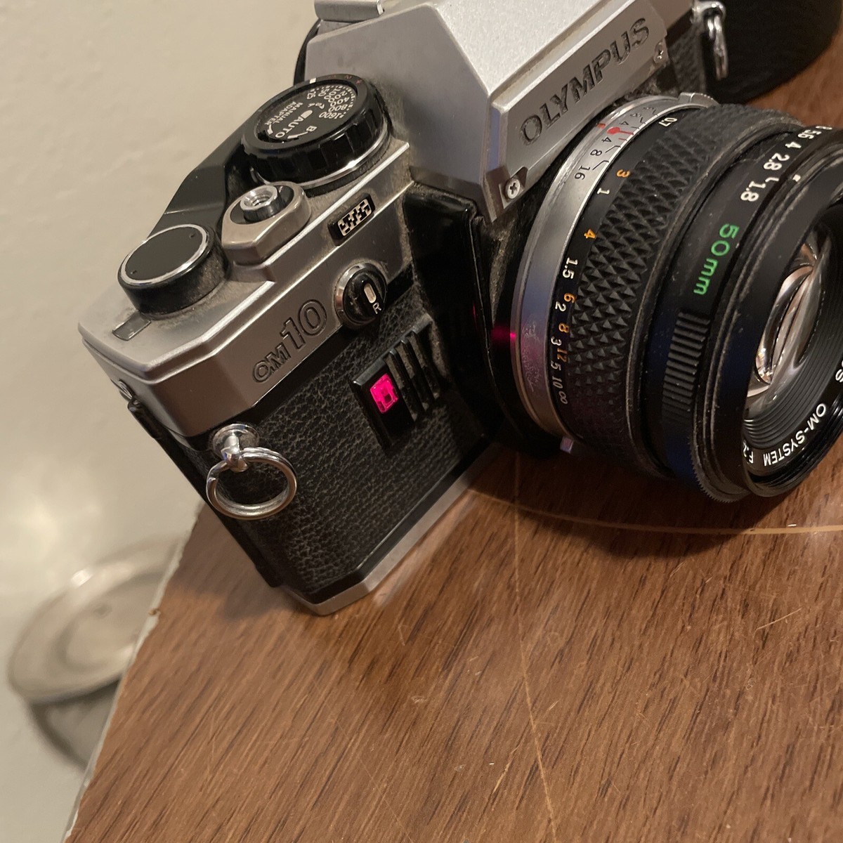 OLYMPUS OM10 SLR Film Camera Body w/ OM-SYSTEM F.ZUIKO AUTO-S 50mm