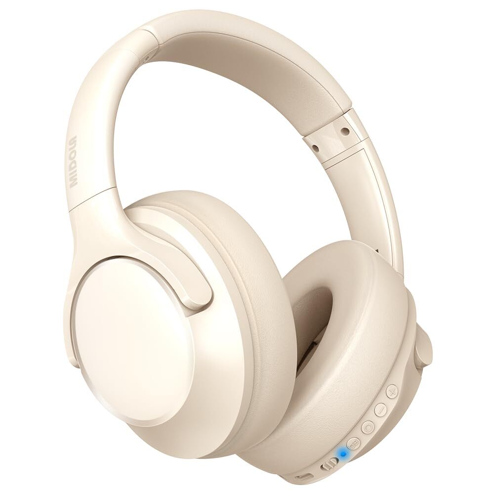 MIDOLA Bluetooth Over-Ear Headphones 68H Playtime 6 EQ Modes Wireless Headset with Mic