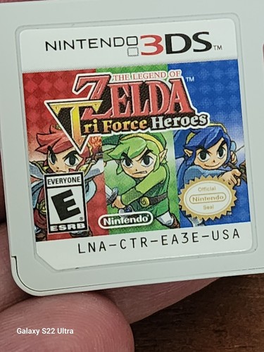 Legend of Zelda: Tri Force Heroes (Nintendo 3DS, 2015) Cart Only Tested Works - Picture 4 of 4