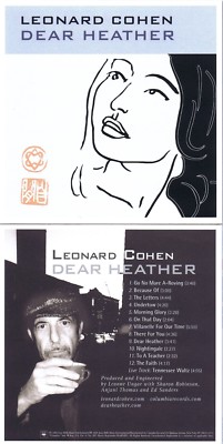 Leonard Cohen ''Dear Heather'' 11. Werk, von 2004! Mit 13 Songs! Nagelneue CD!