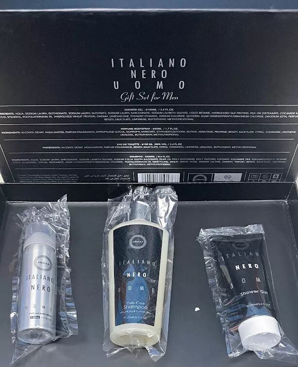 Italiano nero uomo perfume sales