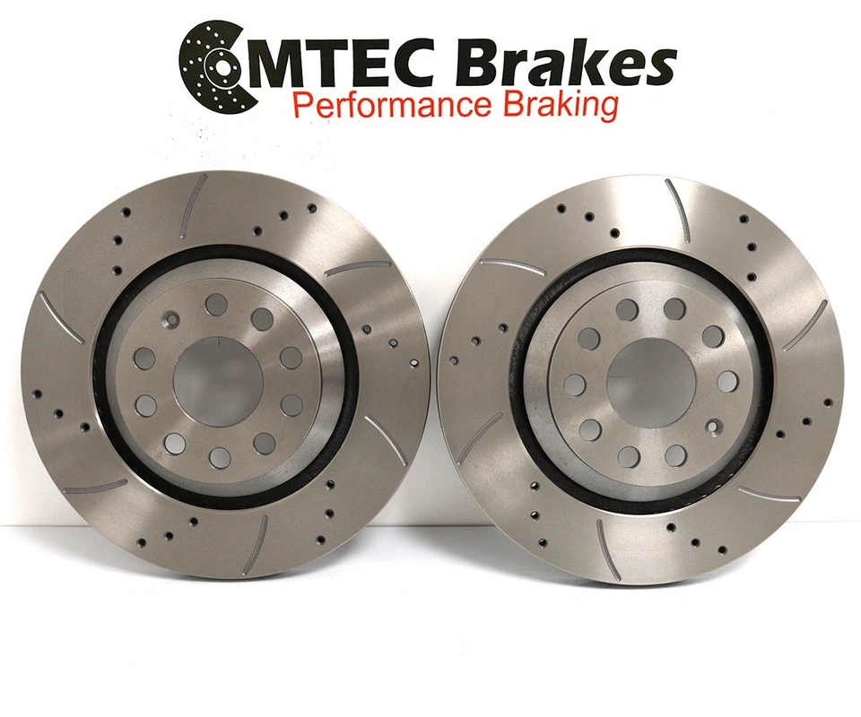 DISCOS DE FRENO DELANTEROS TRASEROS PASTILLAS PERFORADAS GOLF MK7 2.0R AUDI S3 LEON CUPRA 5F1 - Imagen 4 de 4