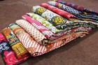 Whole sale Lot 10 PC Indian Vintage Kantha Quilts Handmade Patchwork Quilt Throw