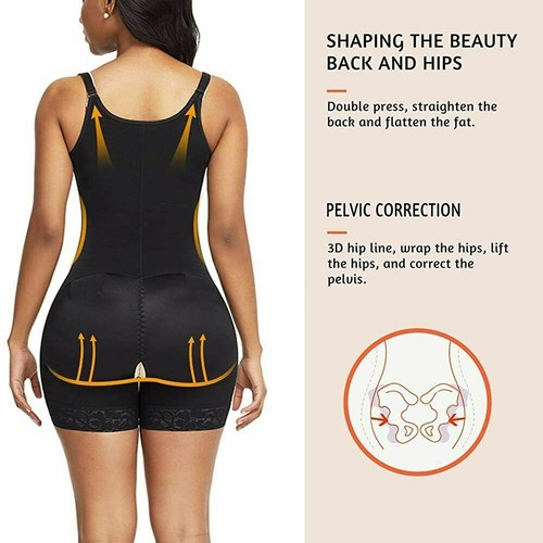 Faja Colombiana Reductora Body Shaper Levanta Cola Post Surgical Girdle Curve US - Picture 8 of 27