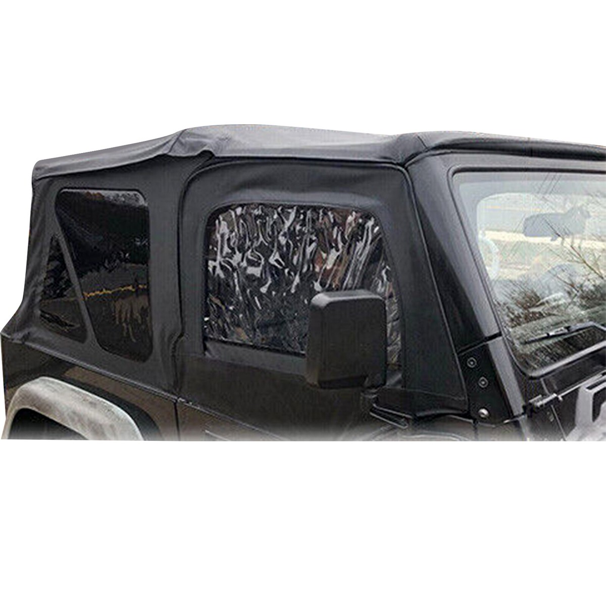 1997-2006 Jeep Wrangler TJ Soft Top + Upper Skins Set w/ 5 Windows