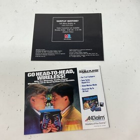 Nintendo NES -  Captain Skyhawk W/ Manual & CyberNoid W/ manual TESTED game lot