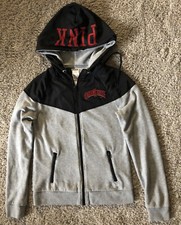 Ohio State Buckeyes Gray/Black Full Zip Hoodie By Pink 5th  Ocean Women  s Small