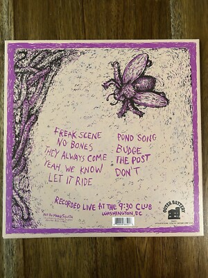 Dinosaur Jr.' Full Band Signed Vinyl Album 'Bug Live' 'J Mascis' +