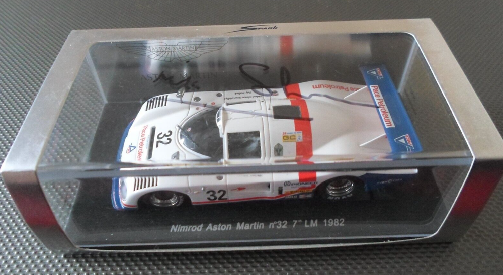 1:43 Scale Rare Nimrod Aston Martin Le Mans 1982 Signed by Mike Salmon