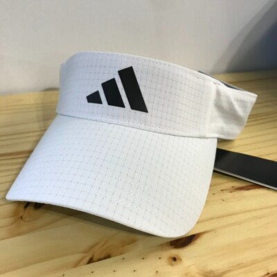 adidas Men's Ultimate365 Tour Golf Visor White Adjustable Strapback NEW